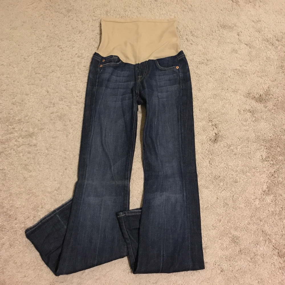 Maternity 7 for all mankind jeans