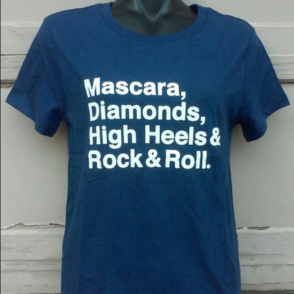 Mascara, Diamonds, High Heels Graphic Tee 👠