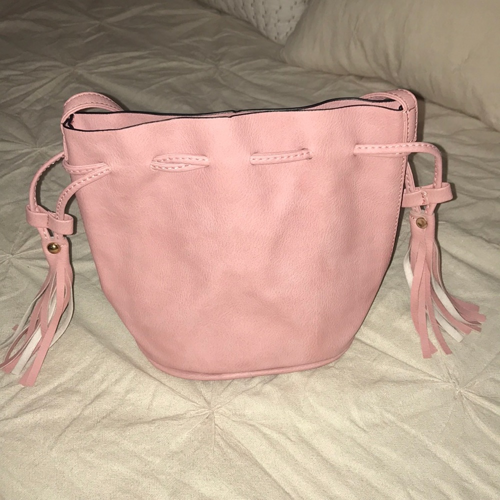 Pink crossbody bag