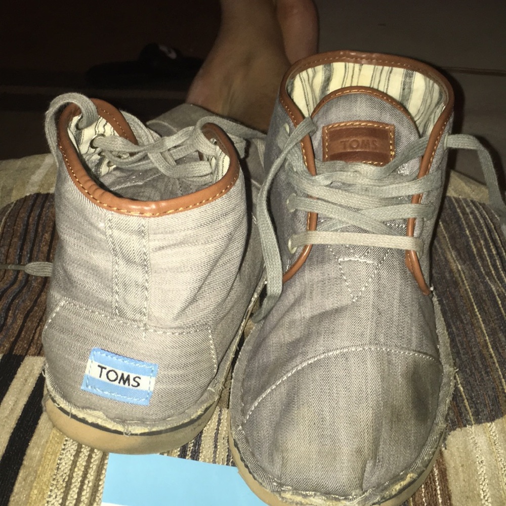 Toms Grey men boats boots