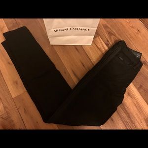 Armani Exchange Black Jeans Sz 24