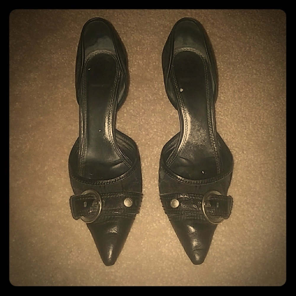 Black Coach Heels