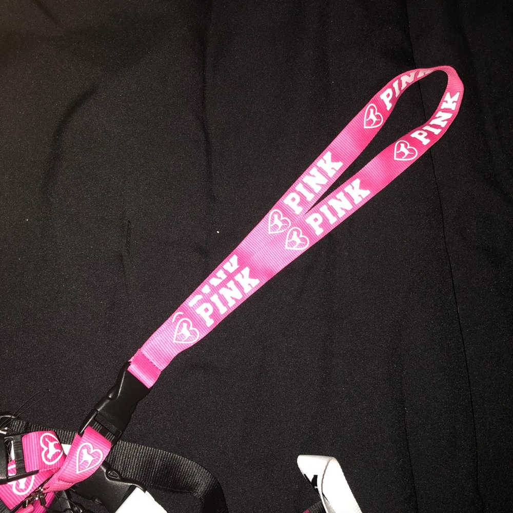 Vs pink lanyards