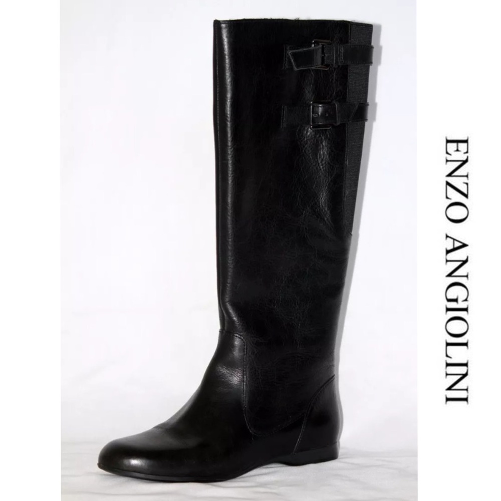 Enzo Angiolini Zaryyn Round Toe Knee High Boots 6M
