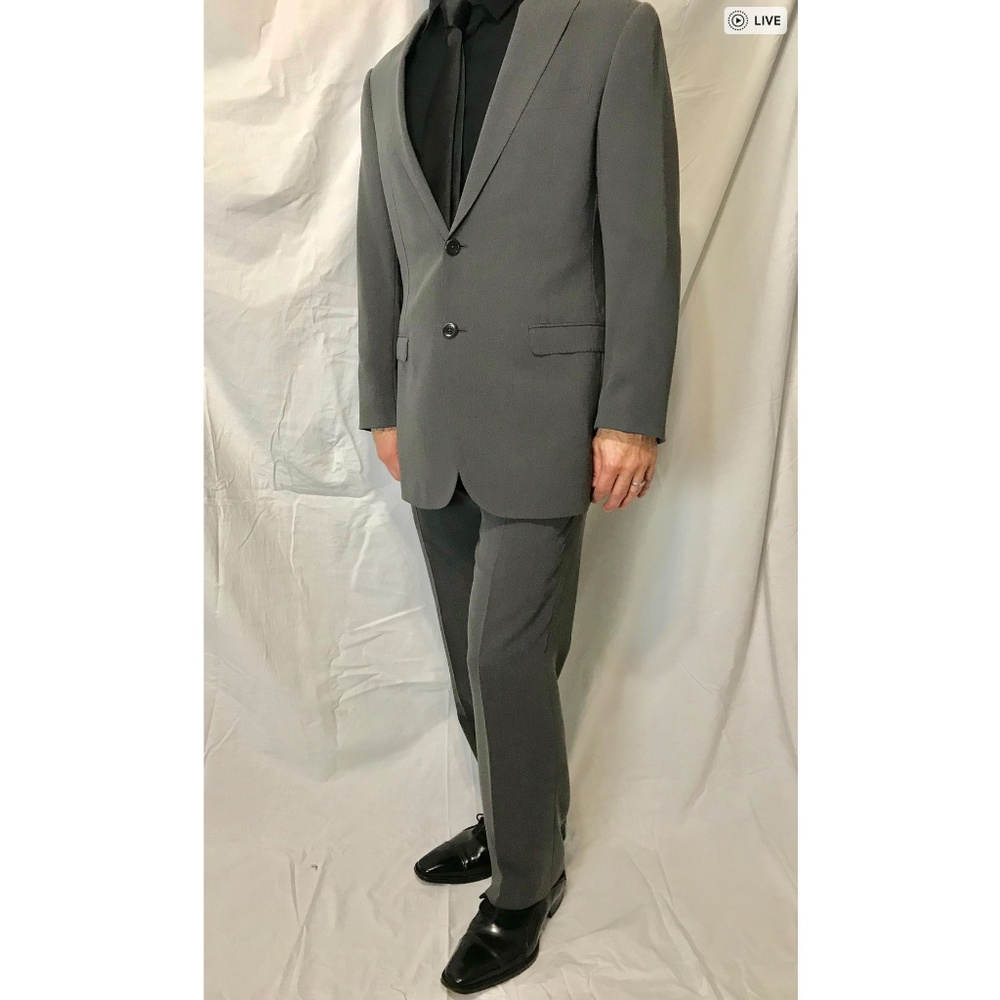 Armani Collezioni Grey Suit (Size 38R)