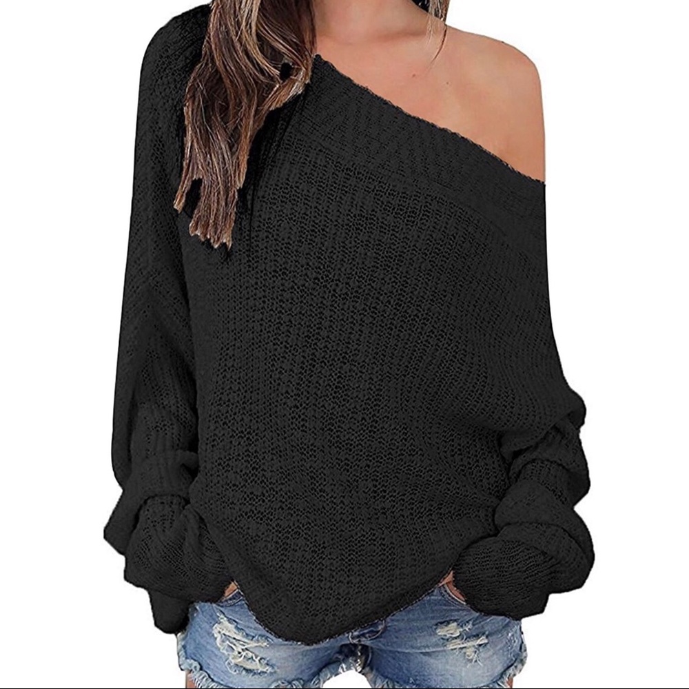 ‘Dahlia’ Black Off The Shoulder Top - Picture 5 of 5