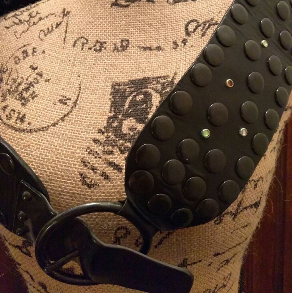 Artist created belt w/ crystals.