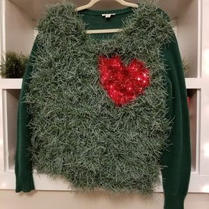 Light up Grinch Ugly Christmas Sweater size L/XL