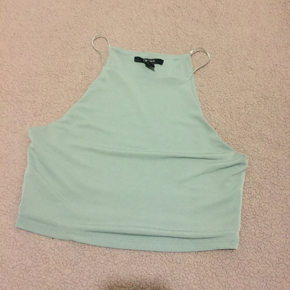 Forever 21 green Halter top