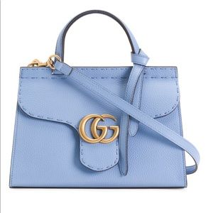 ✨ GUCCI Satchel with Logo Hardware, Blue