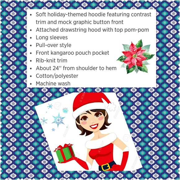 Wildfox "Holiday Pom-Pom" Hoodie - Picture 5 of 5