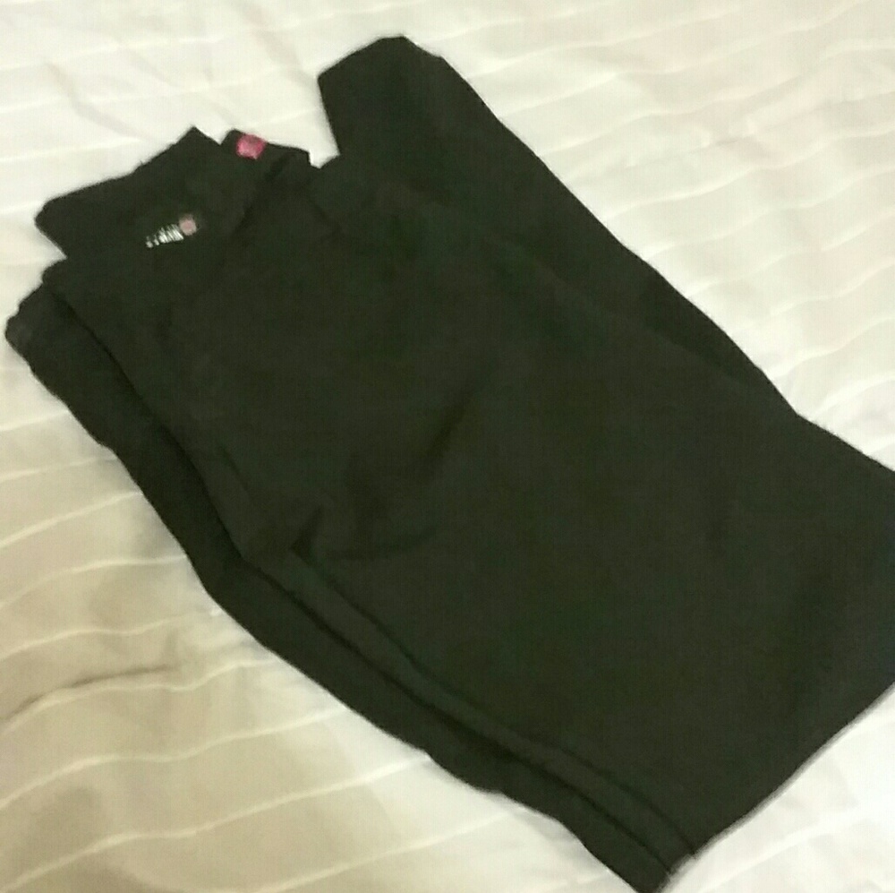 NWOT Plus size black stretch pants