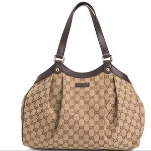 ✨ SOLD✨ GUCCI Made In Italy Canvas Satchel