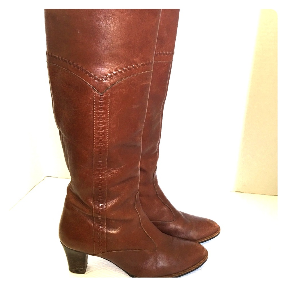Barefoot Originals Brown Knee High Boots Sz  8.5AA