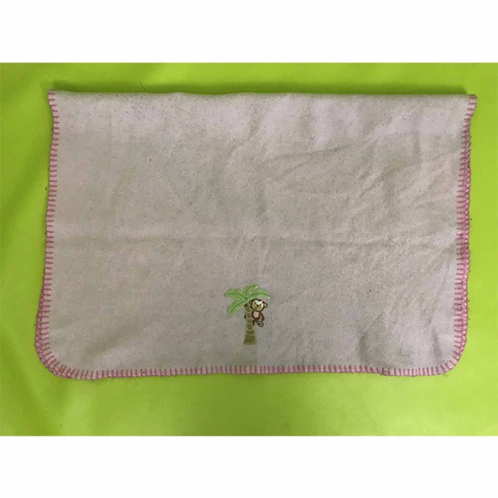 Garanimals Monkey Coconut Pink Baby Blanket 28x40