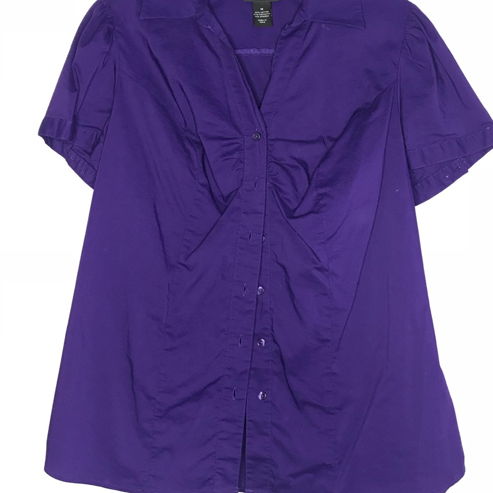 Button down Purple Shirt