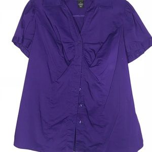 Button down Purple Shirt