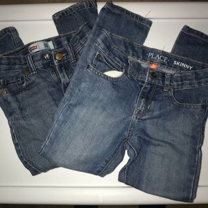 Jeans! Boys size 6. Children’s place & Levi’s.