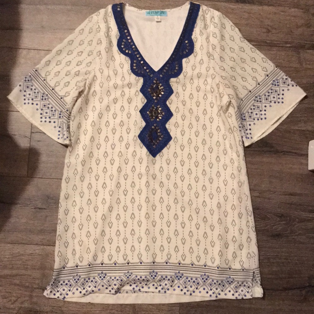 V neck Dress