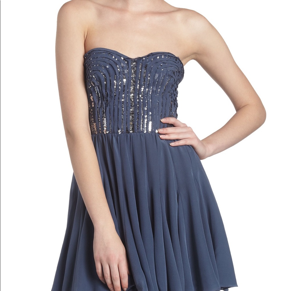 Rebecca Taylor Silk Cocktail Dress with Sequin 2