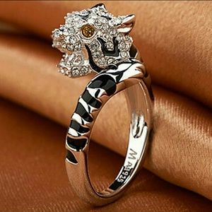 Women's Chinese Zodiac Tiger Ring