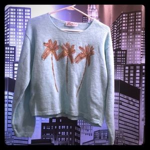 Vacation blues sweater