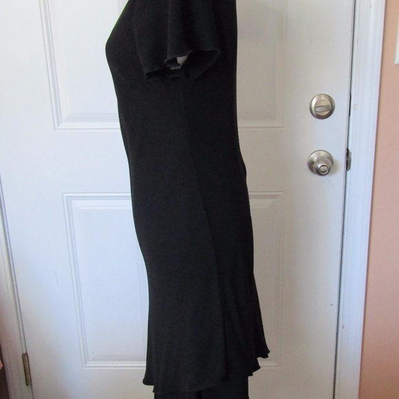 SL Fashions Black asymmetrical dress in sz 10. - Picture 2 of 6