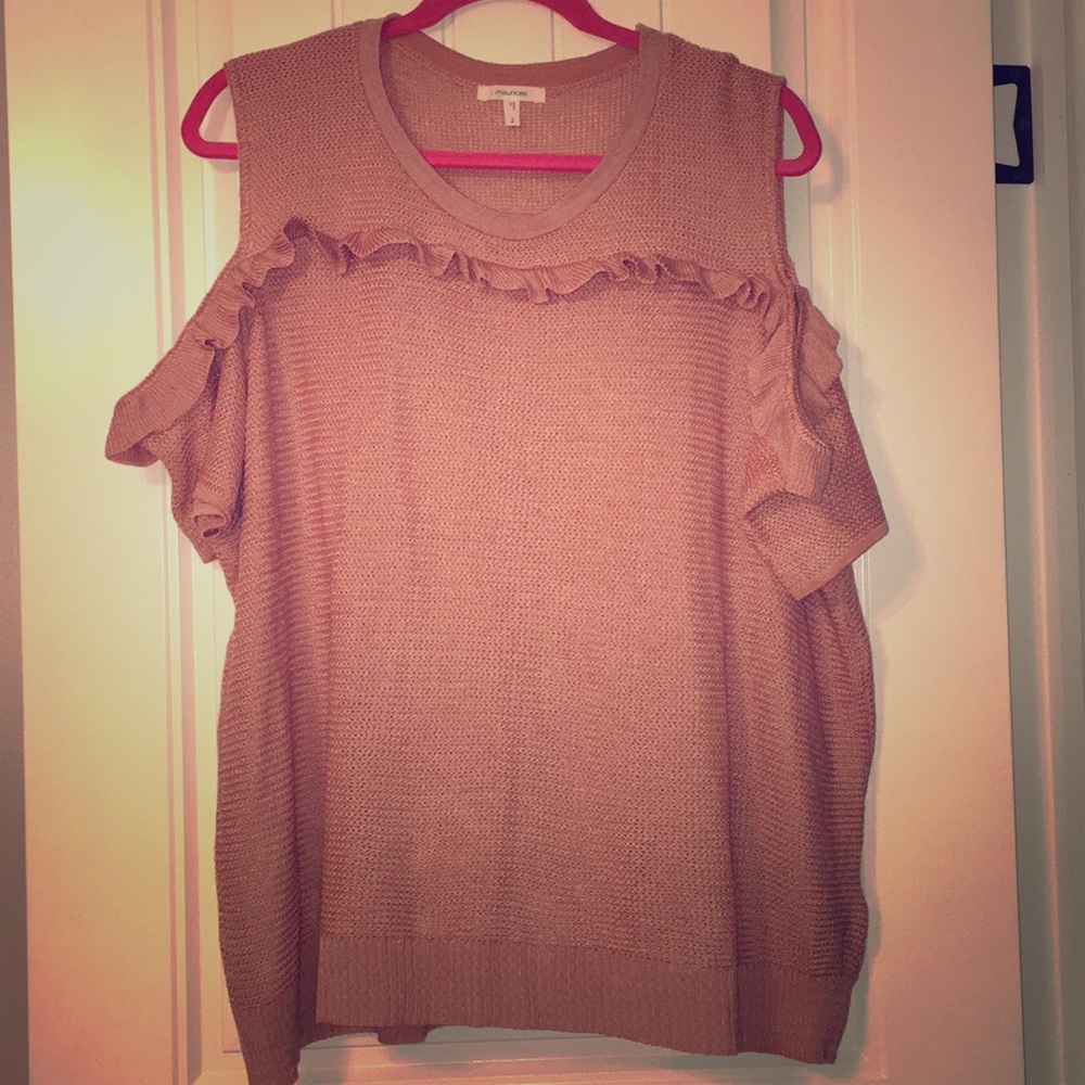 Maurice’s cold shoulder sweater!💕