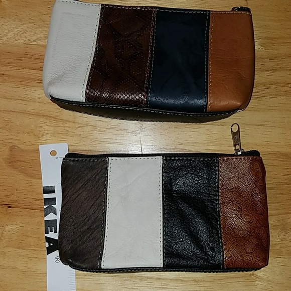 Leather Full Grain mini purses, zippered. - Picture 5 of 7