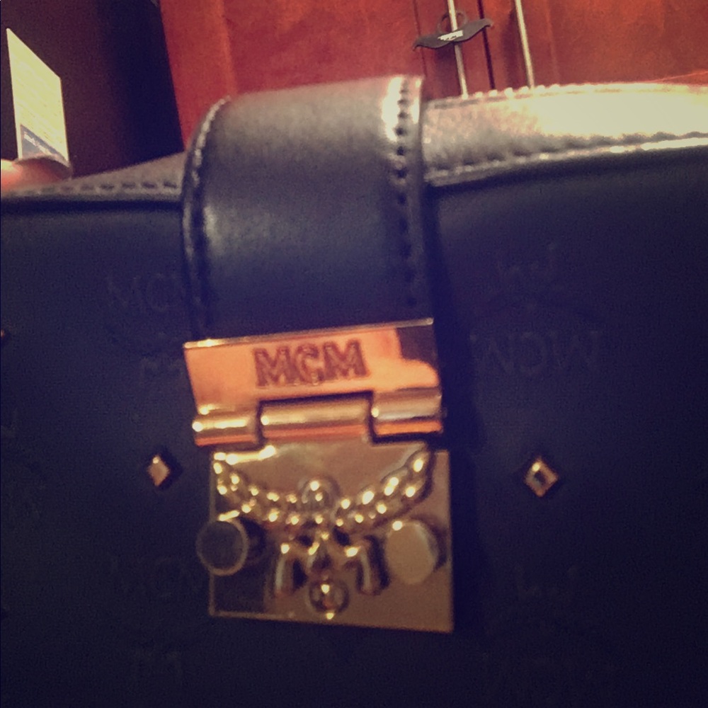 100% authentic MCM cross body bag