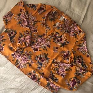 Floral choker top XL