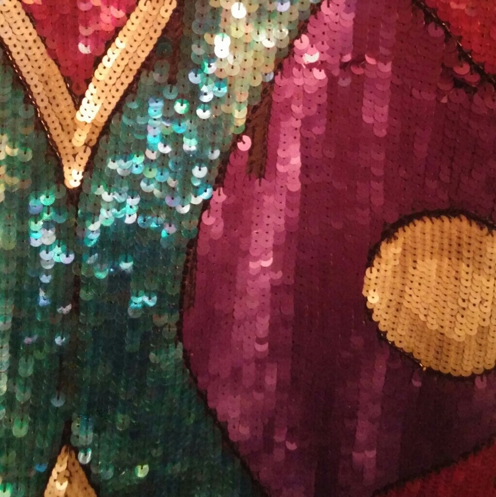 Addtional photos of sequined dress