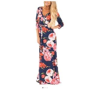 Wrap Maxi Dress