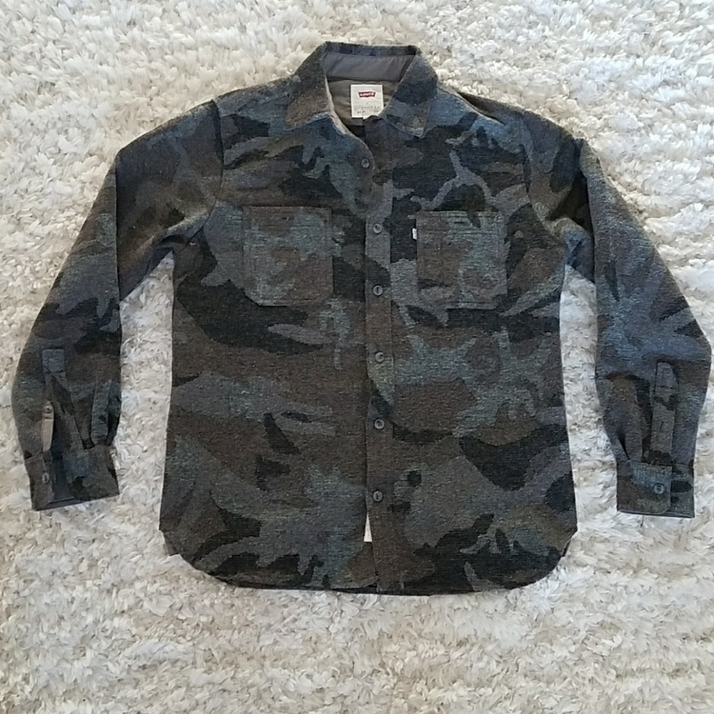 Levi camo shirt jacket