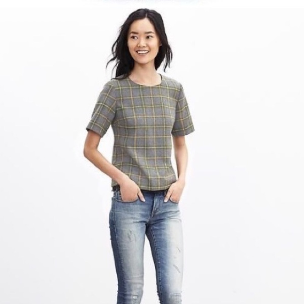 Banana Republic tweep too with lace trim