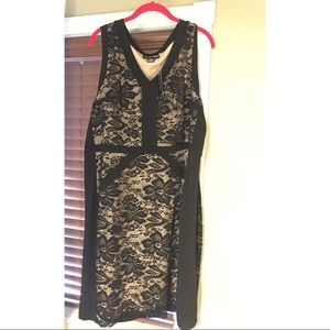 Cocktail Dress Black Lace