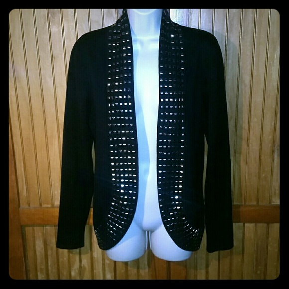 Belldini Jackets & Blazers - Squared Nailhead Studded Jacket