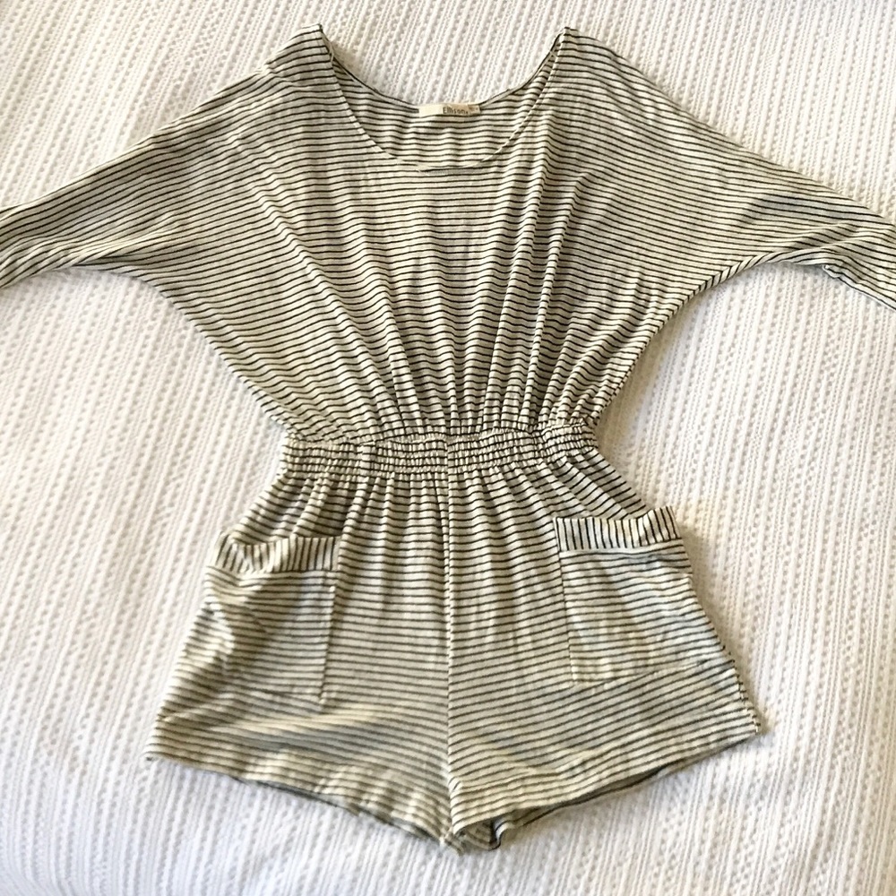 NEVER BEEN WORN! Ellison Striped Romper