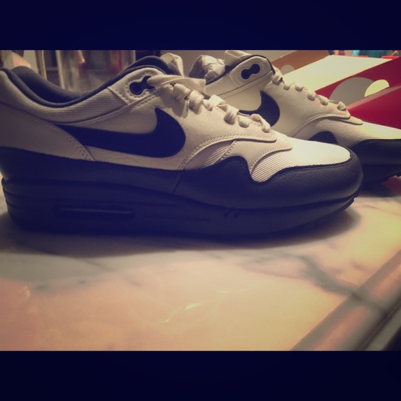 Nike Air Max 1 Premium sail dark obsidian - Picture 1 of 1