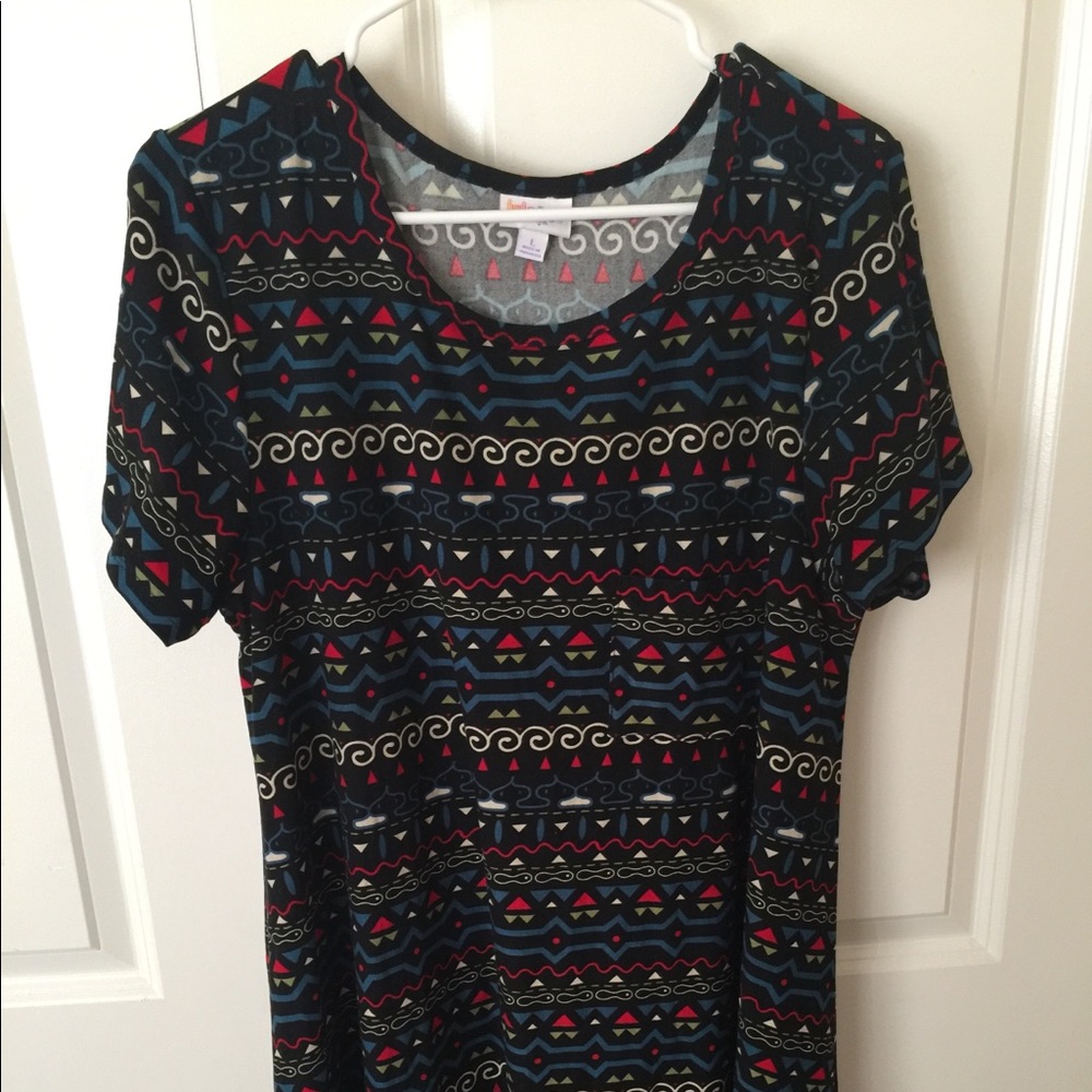 LulaRoe Carly Dress Leggings Material L