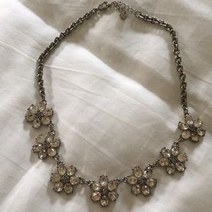 Loft flower statement necklace