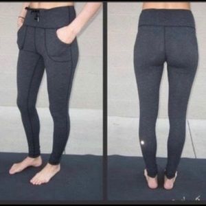 Lululemon skinny will leggings gray