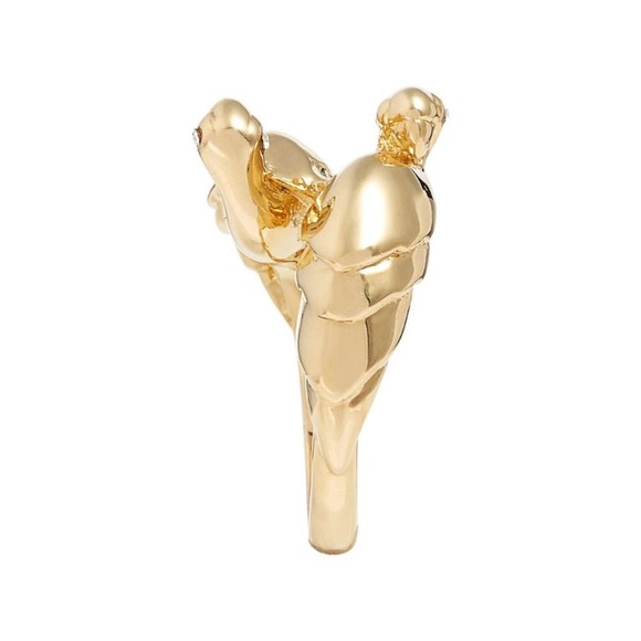 LAST ONE!! Kate Spade Out Of Office Parrot Gold Ring - Picture 3 of 7