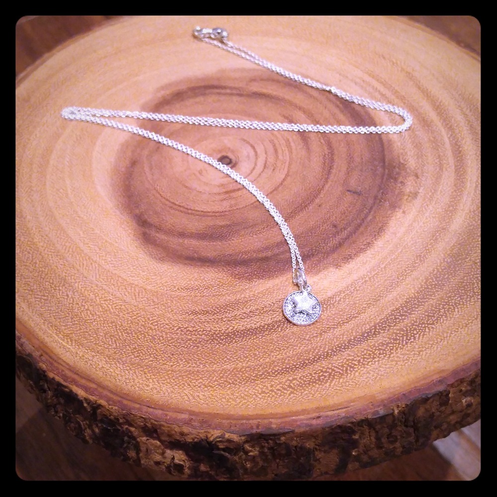 Pandora Celebration Stars Necklace, Clear CZ