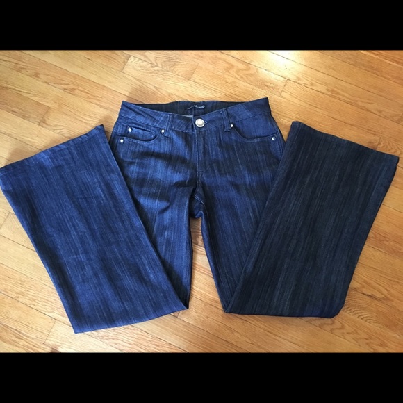 🎾 Willi Smith Dark Wash Rhinestone Jeans - Picture 3 of 8