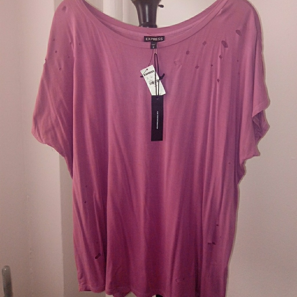 Express T-Shirt with Holes