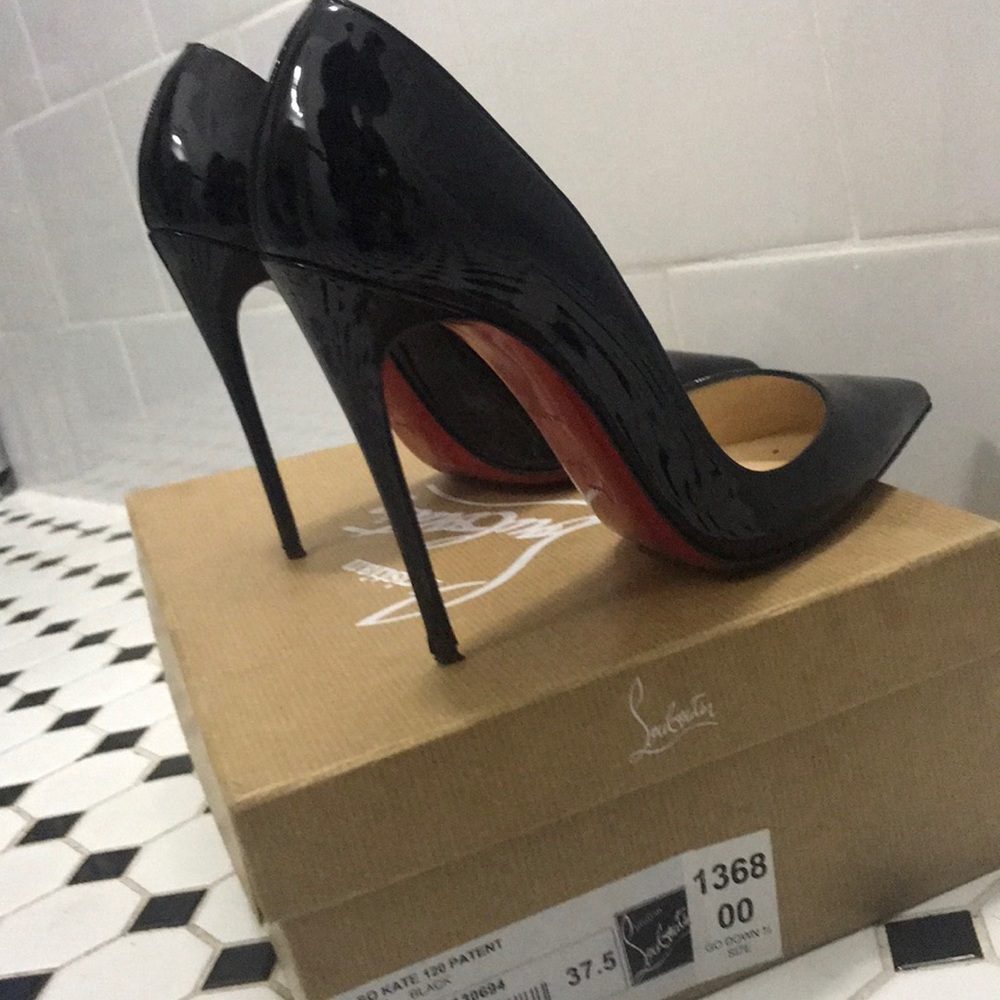 Black Christian Louboutin So Kate Heels