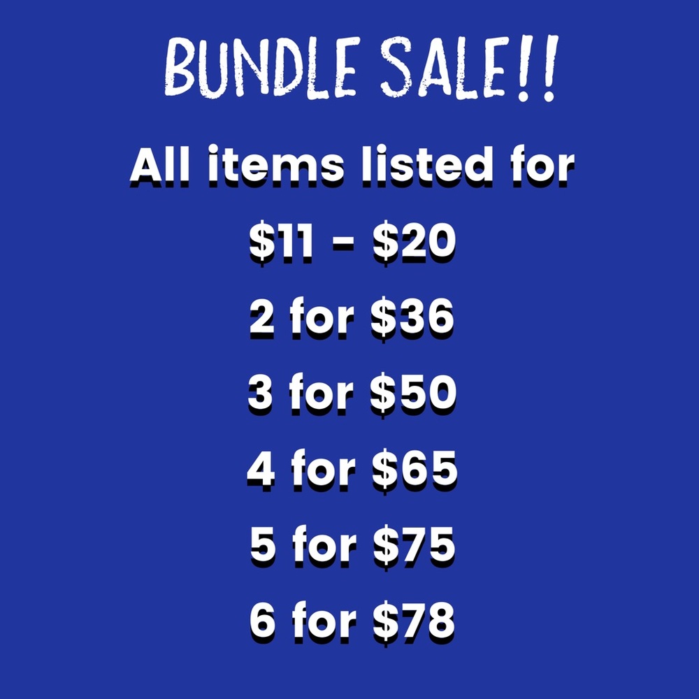 BUNDLE SALE