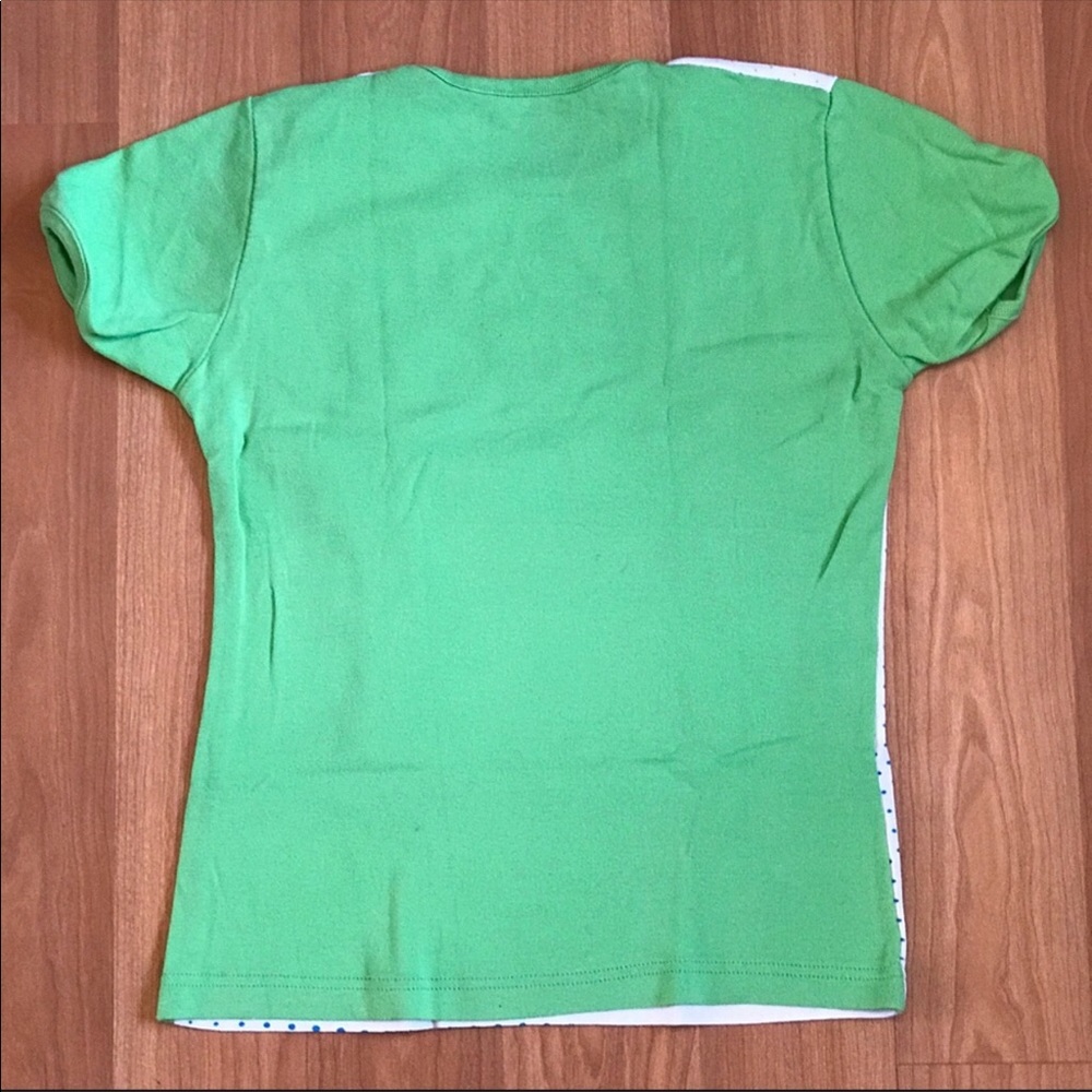 Girl crying over man dream graphic tee lime green - Picture 2 of 4
