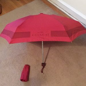 Coach mini umbrella -NEW!